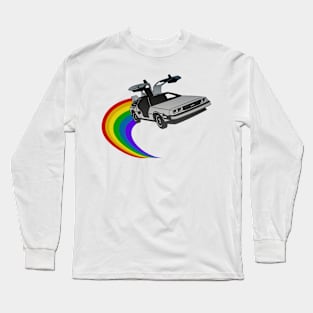 DeLorean Time Machine Long Sleeve T-Shirt